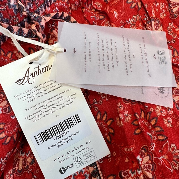 NEW!! Arnhem Cassis Amelie Midi Skirt - Picture 16 of 16